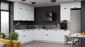 Модульная кухня «Гренада» Белый, Холст Белый в Ноябрьске - noyabrsk.mebel-tymen.ru | фото