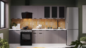 Модульная кухня «Гренада» Белый, Холст Вулкан в Ноябрьске - noyabrsk.mebel-tymen.ru | фото