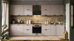 Модульная кухня «Гренада» Дуб Крафт золотой, Холст латте в Ноябрьске - noyabrsk.mebel-tymen.ru | фото