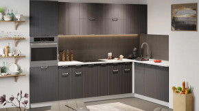 Модульная кухня «Кимберли» Белый, Муссон в Ноябрьске - noyabrsk.mebel-tymen.ru | фото