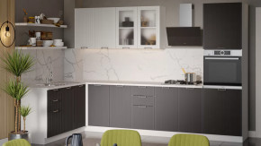 Модульная кухня «Кимберли» Белый, Сноу, Муссон в Ноябрьске - noyabrsk.mebel-tymen.ru | фото