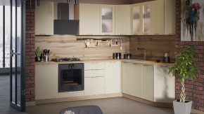 Модульная кухня «Кимберли» Дуб Крафт золотой, Крем в Ноябрьске - noyabrsk.mebel-tymen.ru | фото