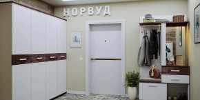 Модульная прихожая Норвуд в Ноябрьске - noyabrsk.mebel-tymen.ru | фото