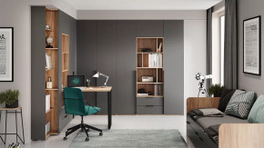 Набор детской мебели «Порто» №8 Яблоня Беллуно, Графит софт в Ноябрьске - noyabrsk.mebel-tymen.ru | фото