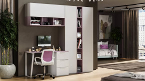 Набор детской мебели «Порто» №9 Белый жемчуг, Виола, Белый софт в Ноябрьске - noyabrsk.mebel-tymen.ru | фото