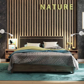 Nature 306 Кровать Люкс 1800 в Ноябрьске - noyabrsk.mebel-tymen.ru | фото