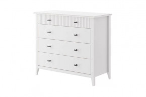Никеа Комод 5 ящиков Белый в Ноябрьске - noyabrsk.mebel-tymen.ru | фото
