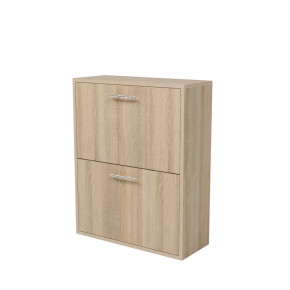 Обувница 2 секции дуб сонома Герда в Ноябрьске - noyabrsk.mebel-tymen.ru | фото