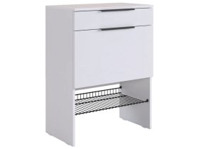 Обувница Баско белое дерево/белое дерево в Ноябрьске - noyabrsk.mebel-tymen.ru | фото