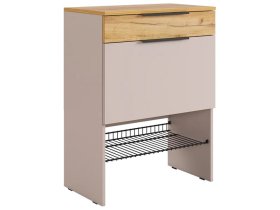 Обувница Баско кашемир/дуб крафт золотой в Ноябрьске - noyabrsk.mebel-tymen.ru | фото