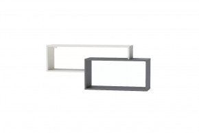 Полка Клео Пл-1, 1150 мм, графит, миндаль Диал в Ноябрьске - noyabrsk.mebel-tymen.ru | фото