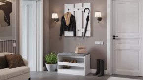 Прихожая «Агата» №1 Белый в Ноябрьске - noyabrsk.mebel-tymen.ru | фото