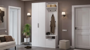 Прихожая «Агата» №2 Белый в Ноябрьске - noyabrsk.mebel-tymen.ru | фото