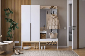 Прихожая Баско К1 белое дерево в Ноябрьске - noyabrsk.mebel-tymen.ru | фото