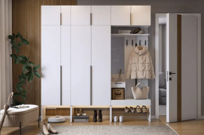 Прихожая Баско К10 белое дерево в Ноябрьске - noyabrsk.mebel-tymen.ru | фото