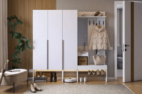 Прихожая Баско К11 белое дерево в Ноябрьске - noyabrsk.mebel-tymen.ru | фото