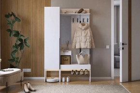 Прихожая Баско К3 белое дерево в Ноябрьске - noyabrsk.mebel-tymen.ru | фото