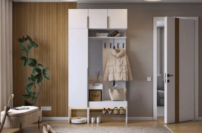 Прихожая Баско К4 белое дерево в Ноябрьске - noyabrsk.mebel-tymen.ru | фото