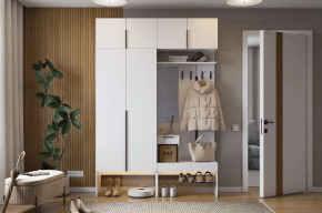 Прихожая Баско К5 белое дерево в Ноябрьске - noyabrsk.mebel-tymen.ru | фото