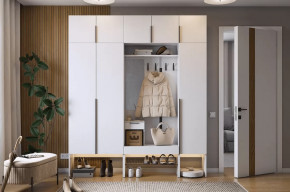Прихожая Баско К7 белое дерево в Ноябрьске - noyabrsk.mebel-tymen.ru | фото