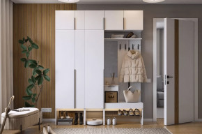 Прихожая Баско К9 белое дерево в Ноябрьске - noyabrsk.mebel-tymen.ru | фото