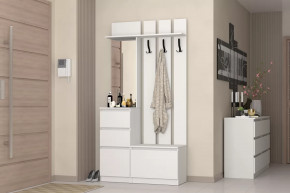 Прихожая Хилтон Белый в Ноябрьске - noyabrsk.mebel-tymen.ru | фото