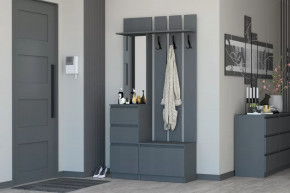 Прихожая Хилтон Графит в Ноябрьске - noyabrsk.mebel-tymen.ru | фото