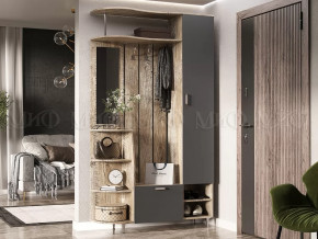 Прихожая Лика №2 1,2 м Дуб юкон, Графит в Ноябрьске - noyabrsk.mebel-tymen.ru | фото