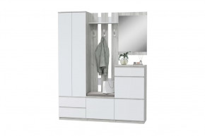 Прихожая Лори, набор №ДС-1, дуб серый/белый в Ноябрьске - noyabrsk.mebel-tymen.ru | фото