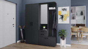 Прихожая «Витра» №4 Антрацит в Ноябрьске - noyabrsk.mebel-tymen.ru | фото