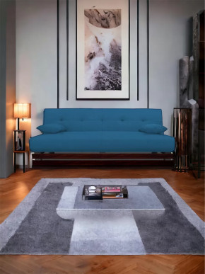 Прямой диван манго 1 Савана Деним/Планки орех в Ноябрьске - noyabrsk.mebel-tymen.ru | фото