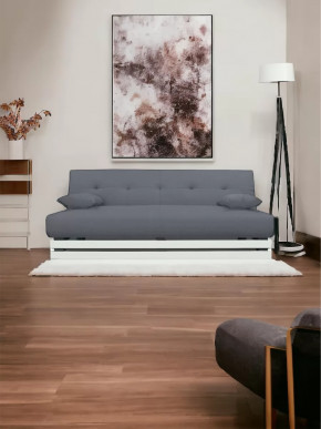 Прямой диван манго 1 Савана Маус/Планки белые в Ноябрьске - noyabrsk.mebel-tymen.ru | фото