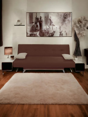 Прямой диван манго 2 Нео Шоколад/Подушки Нео Латте в Ноябрьске - noyabrsk.mebel-tymen.ru | фото