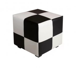 Пуф детский квадратный Марио (черно-белый) в Ноябрьске - noyabrsk.mebel-tymen.ru | фото