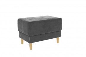 Пуф Рондо 2 графит (велюр) в Ноябрьске - noyabrsk.mebel-tymen.ru | фото