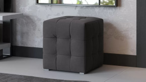 Пуф Тип 1 Велюр Графит в Ноябрьске - noyabrsk.mebel-tymen.ru | фото