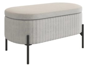 Пуф Винни галька (велюр) в Ноябрьске - noyabrsk.mebel-tymen.ru | фото