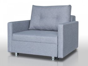 Кресло-кровать Реал 80 с подлокотниками грей в Ноябрьске - noyabrsk.mebel-tymen.ru | фото