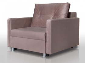 Кресло-кровать Реал 80 с подлокотниками коричневый в Ноябрьске - noyabrsk.mebel-tymen.ru | фото