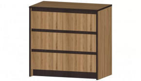Серия Бостон Комод 3 ящика дуб вотан в Ноябрьске - noyabrsk.mebel-tymen.ru | фото