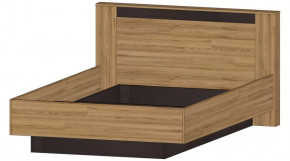 Серия Бостон Кровать 1400 дуб вотан/венге в Ноябрьске - noyabrsk.mebel-tymen.ru | фото