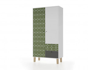 Шкаф 2-х створчатый "Story" (Овалы) в Ноябрьске - noyabrsk.mebel-tymen.ru | фото