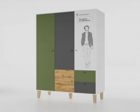 Шкаф 3-х створчатый "Story" (Пушкин) в Ноябрьске - noyabrsk.mebel-tymen.ru | фото