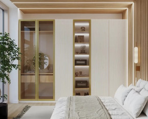 Шкаф 3000 Тальк Вельвет в Ноябрьске - noyabrsk.mebel-tymen.ru | фото