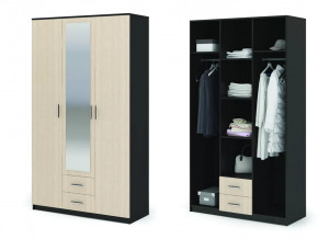 Шкаф 3х створчатый Гармония ШК 601 М в Ноябрьске - noyabrsk.mebel-tymen.ru | фото