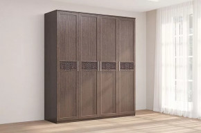 Шкаф 4-х створчатый Кэт-4 Венге Диал в Ноябрьске - noyabrsk.mebel-tymen.ru | фото