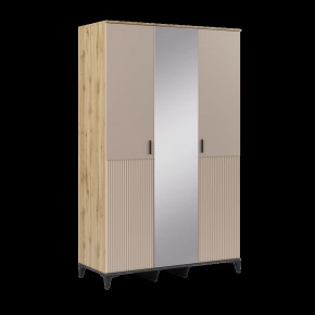 Шкаф для одежды и белья с зеркалом Дюна №1 в Ноябрьске - noyabrsk.mebel-tymen.ru | фото