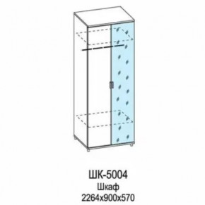 Шкаф для одежды и белья ШК-5004 Грейс в Ноябрьске - noyabrsk.mebel-tymen.ru | фото