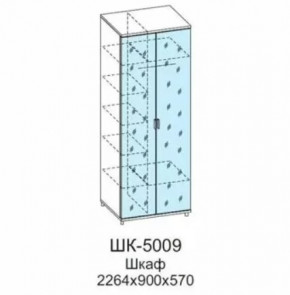 Шкаф для одежды и белья ШК-5009 Грейс в Ноябрьске - noyabrsk.mebel-tymen.ru | фото