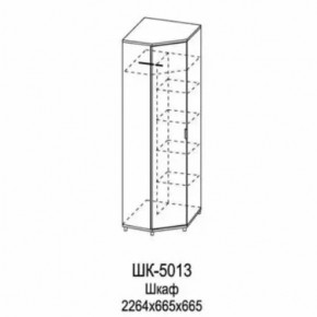 Шкаф для одежды и белья ШК-5013 Грейс в Ноябрьске - noyabrsk.mebel-tymen.ru | фото